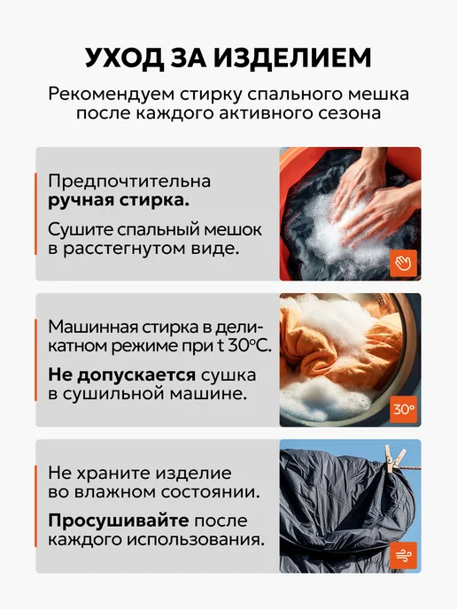 Tanvolt Спальный мешок туристический, серый, фото 8