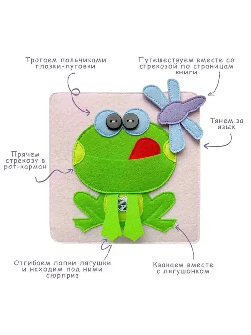 MimiBabyBook Книжка шуршалка для малышей тактильная развивающая, N2, синий, фото 4
