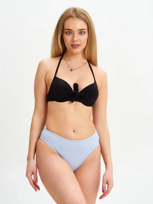 H&V SWIMWEAR Плавки для купания купальные женские, голубой