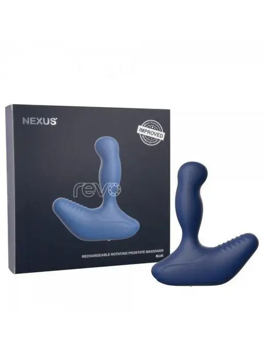 Nexus Range Вибромассажер простаты NEXUS REVO 2 с вращающейся головкой, синий, фото 3