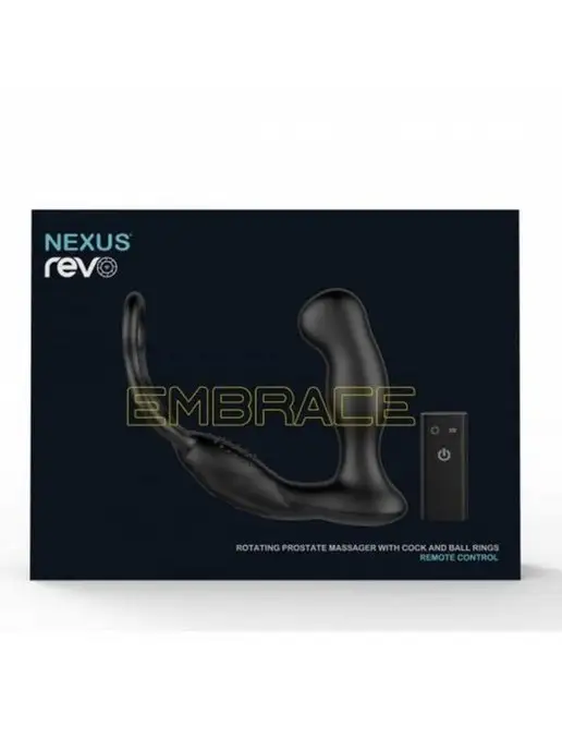 Nexus Range Вибромассажер простаты REVO Embrace с эрекционным кольцом, черный, фото 5