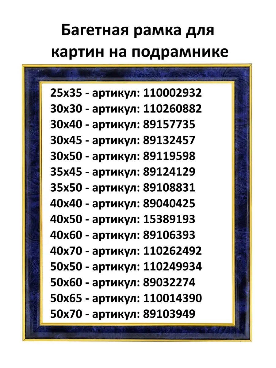 Купить рамку для картины в Москве - багет для картин по доступной цене от euforiaspa.ru