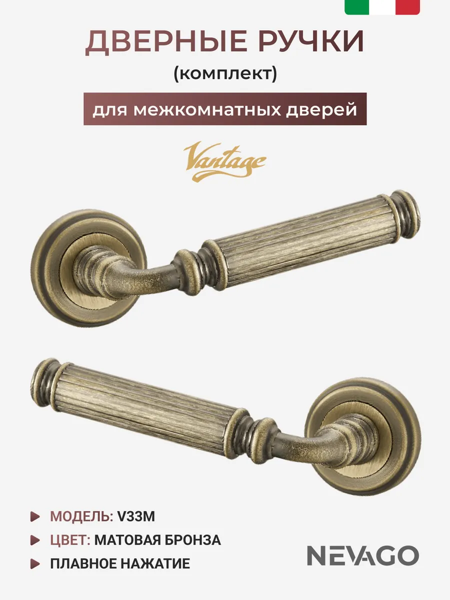 Ручки дверные межкомнатные V33M