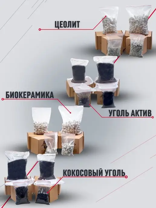 AQUARIUM Наполнитель Кольца керамические 150 гр, 150 г, фото 5