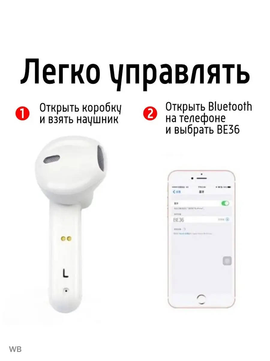 Беспроводные TWS наушники TWS 90003452 купить в интернет-магазине  Wildberries