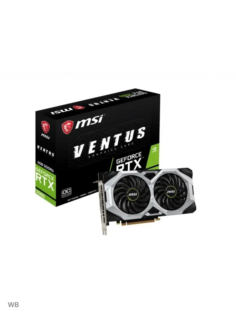 Видеокарта MSI Geforce RTX 2060 6Gb NVidia MSI 90078023 купить в  интернет-магазине Wildberries