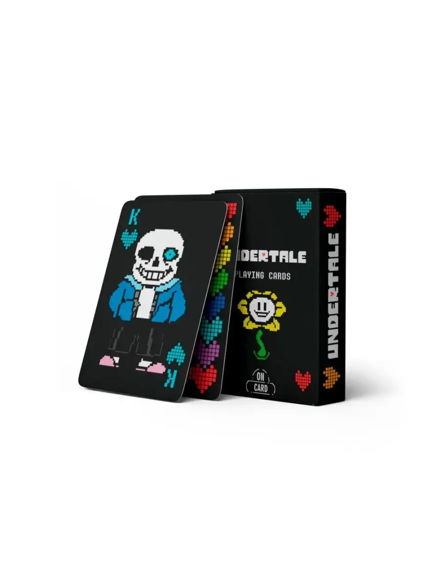 Игральные карты Undertale (Подземная сказка) ASWE.store 90080836 купить за  860 ₽ в интернет-магазине Wildberries