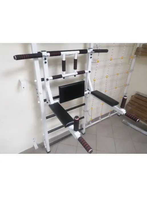 SportStenki Турник усиленный 3в1 на шведскую стенку, белый, фото 7