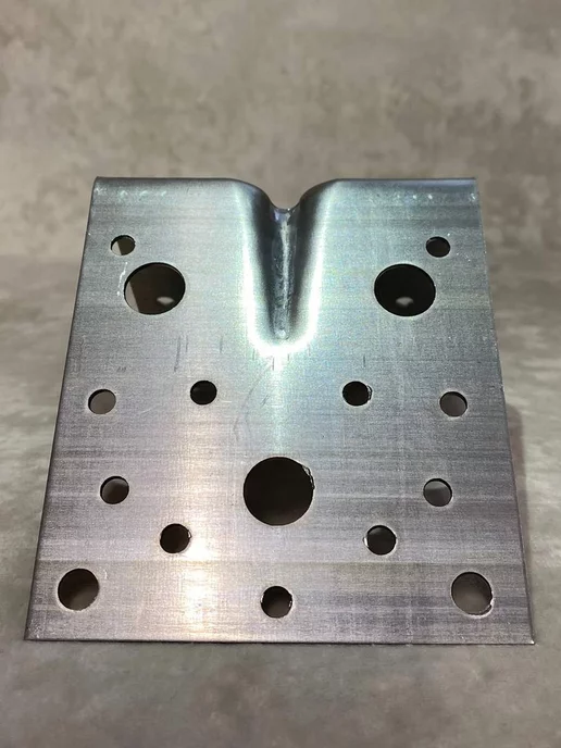 FIXER Уголок усиленный крепежный 50х50х35 оцинкованный, 105x105x90, 16 шт, фото 3