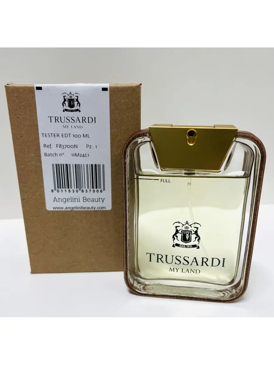 TRUSSARDI MY LAND/ТРУССАРДИ МАЙ ЛЕНД/ОРИГИНАЛ /Тестер Trussardi 90184822  купить за 4 355 ₽ в интернет-магазине Wildberries