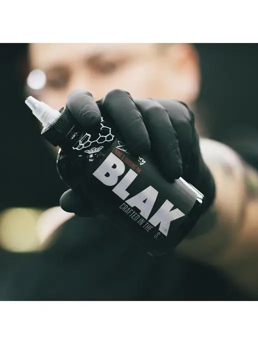 allegory BLAK Ink Краска для тату черная 30 мл - 1 oz, 30 мл, фото 2