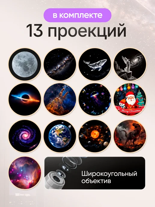 ТЕХНАРЁВ Мини проектор звездное небо USB, вариант, фото 3