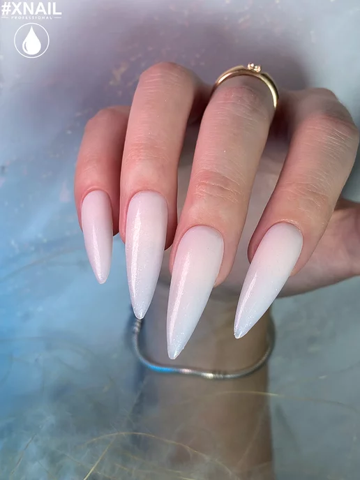 XNAIL PROFESSIONAL Камуфлирующая база для ногтей цветная молочная с блестками, вариант, фото 8