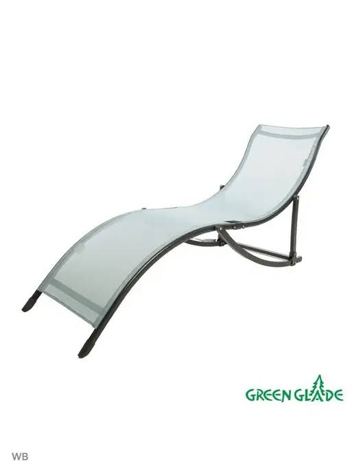 Green Glade Шезлонг садовый складной, зеленый, фото 4