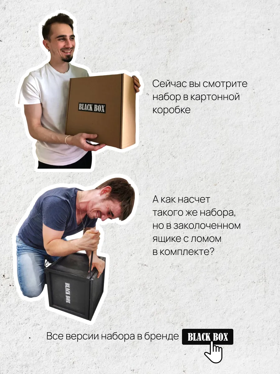 Прикольный подарочный набор на день рождения BLACK BOX GIFT 90257215 купить  за 1 569 ₽ в интернет-магазине Wildberries