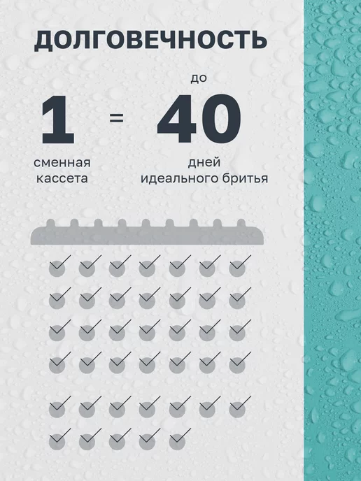 Лезвия кассеты для бритья сменные, 4 шт, фото 5