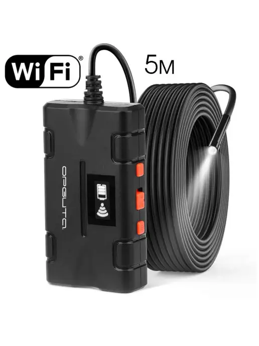 Орбита Эндоскоп для смартфона wi fi, черный, фото 3