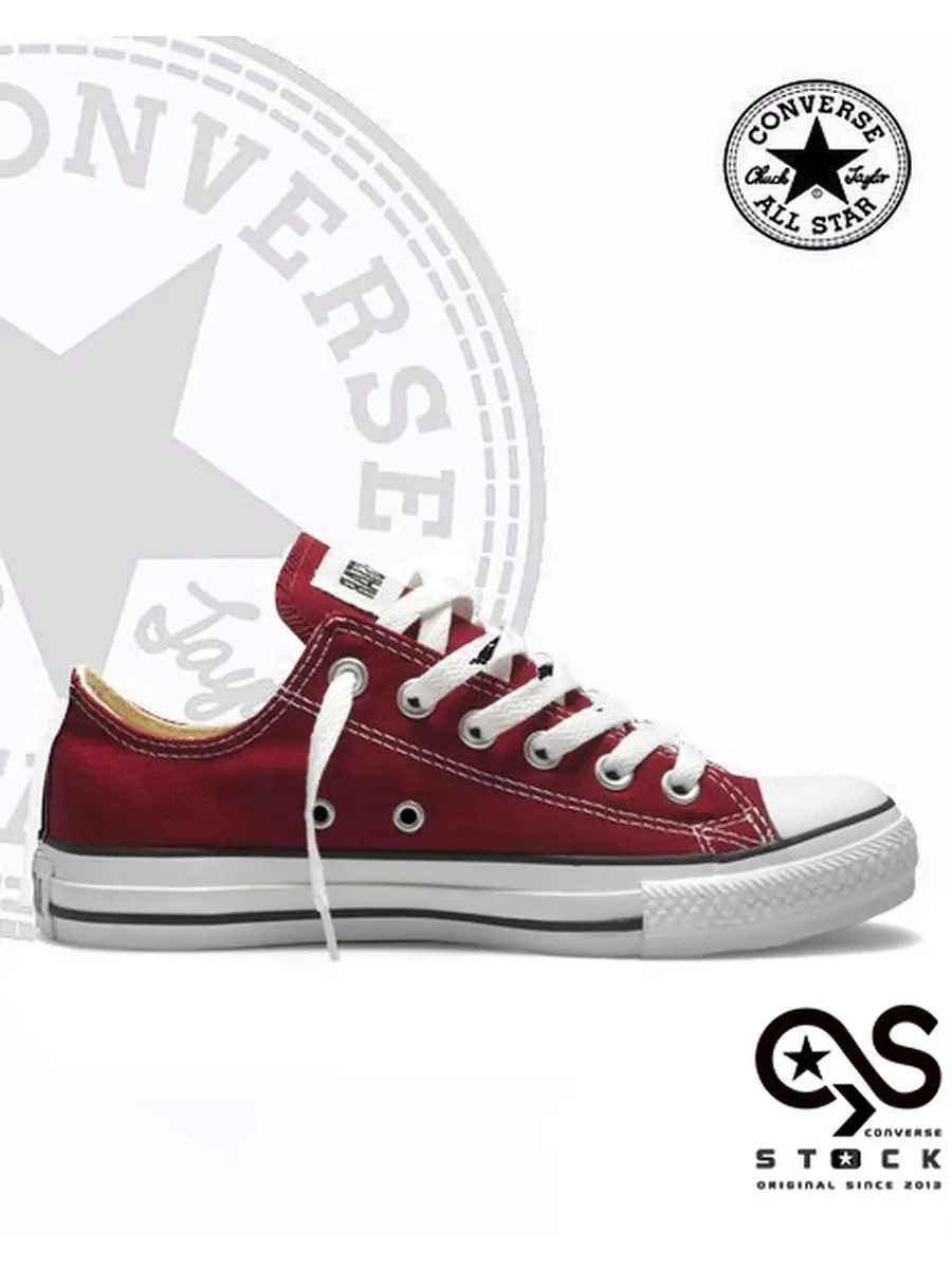 Converse Classic Wine Red Low Converse 90342644 Wildberries