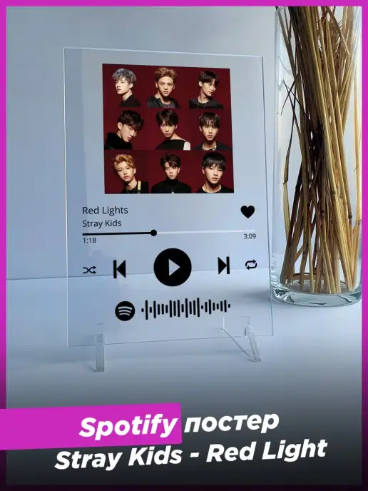 Spotify Poster Стрей кидс кпоп постер Stray kids k pop подарок спотифай