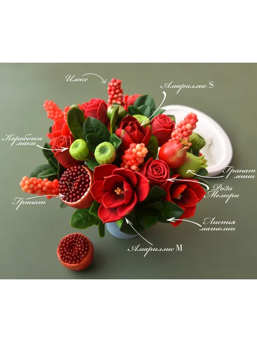 MyFavoriteForms Силиконовая форма для мыла Листья магнолии, голубой, фото 5