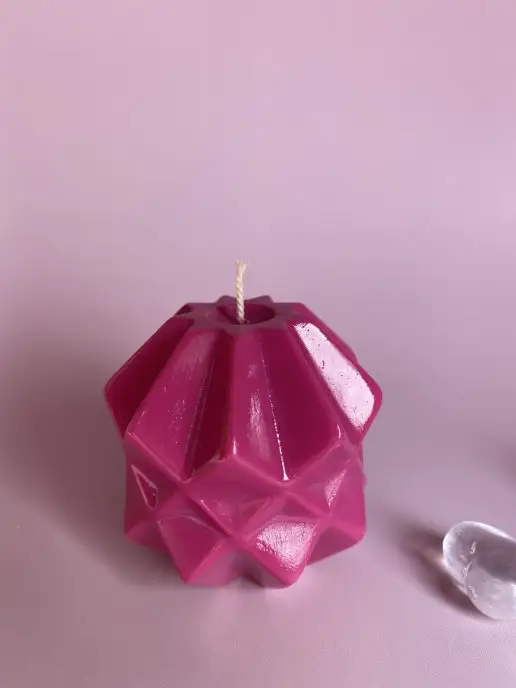 1001mold Форма для свечи мыла Шар Барокко, вариант, фото 5