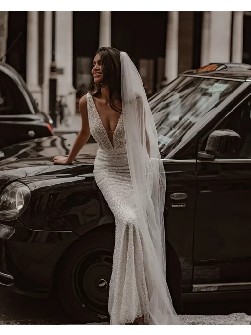 WedDay Фата свадебная длинная на гребне, вариант, фото 3