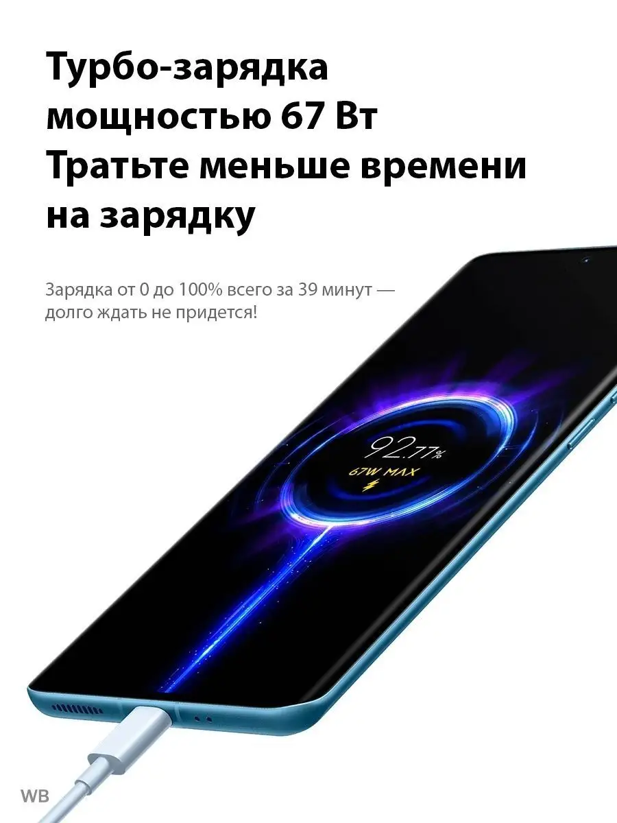 Смартфон Xiaomi 12X NFC 8+128Gb синий Xiaomi 90488313 купить в  интернет-магазине Wildberries