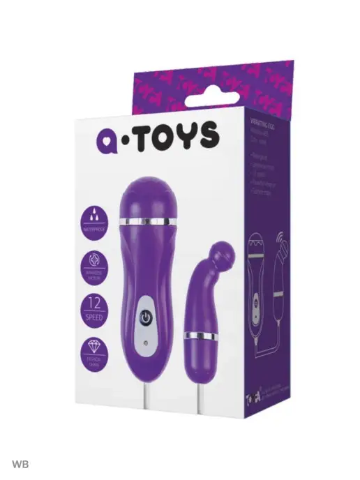A-Toys by TOYFA Виброяйцо диаметром головки 1.4 см, фиолетовый, фото 3