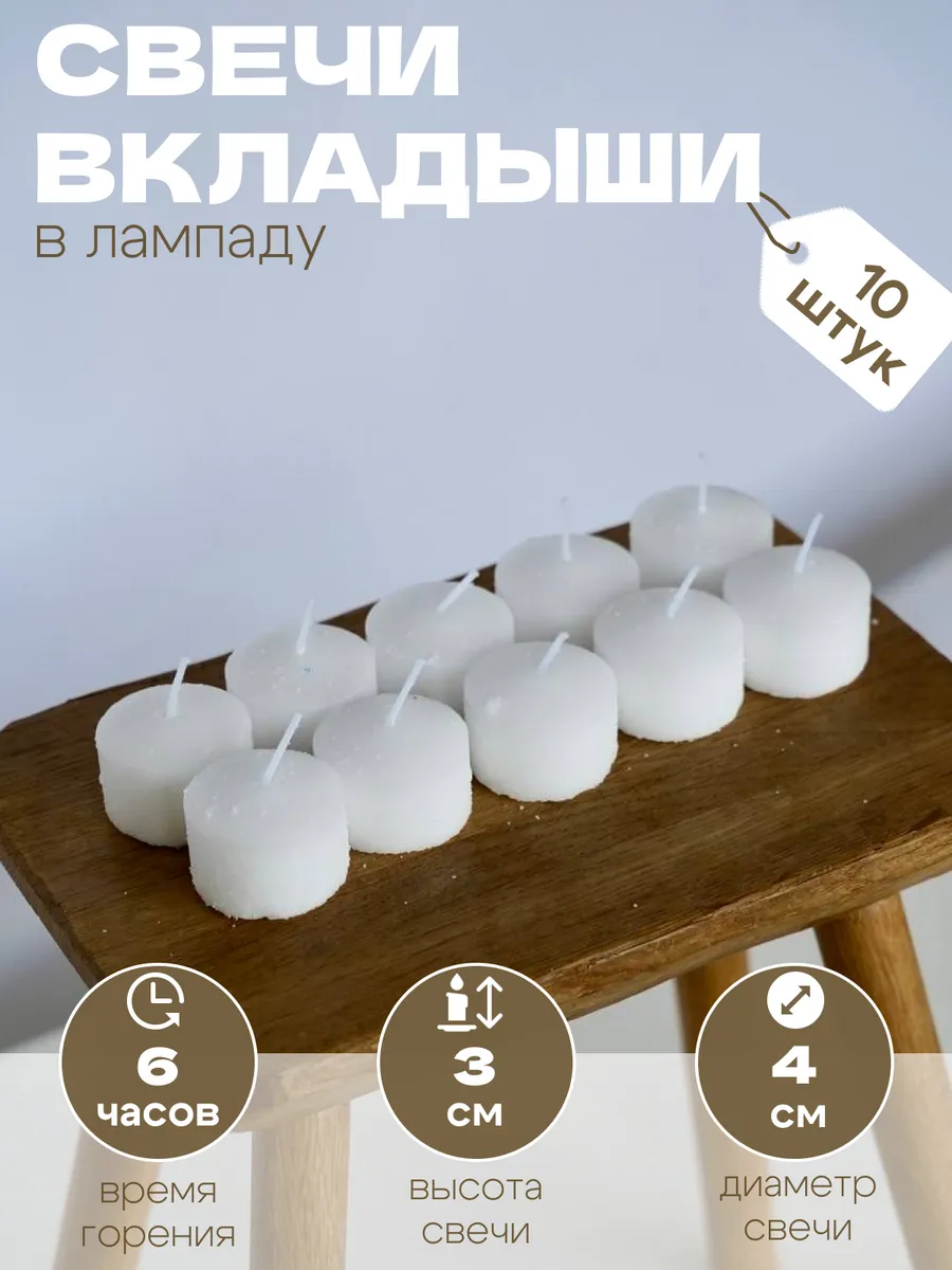 Вкладыши для лампад, парафиновый вкладыш