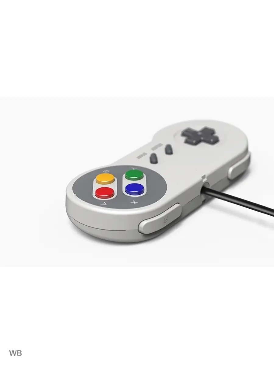 USB джойстик для игр Super Nintendo SNES c ПК, 1,8 метра Palmexx 90633397  купить за 1 578 ₽ в интернет-магазине Wildberries