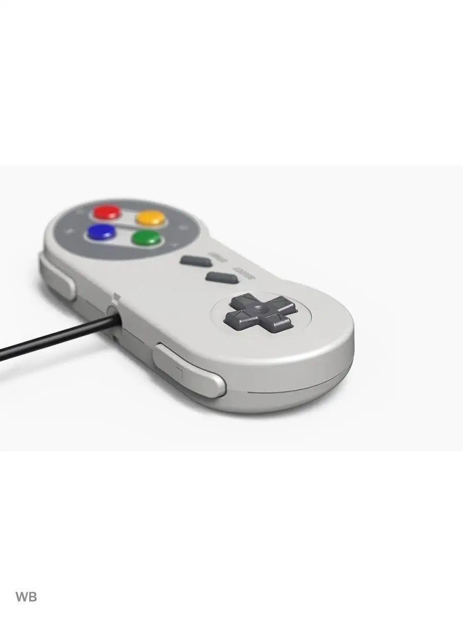 USB джойстик для игр Super Nintendo SNES c ПК, 1,8 метра Palmexx 90633397  купить за 1 578 ₽ в интернет-магазине Wildberries