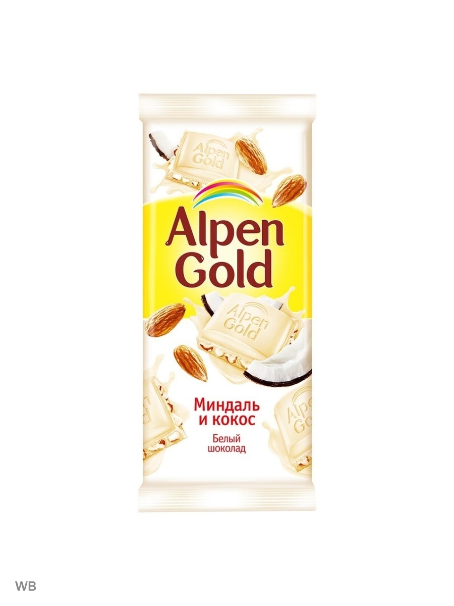 Белый шоколад Алпен Гольд