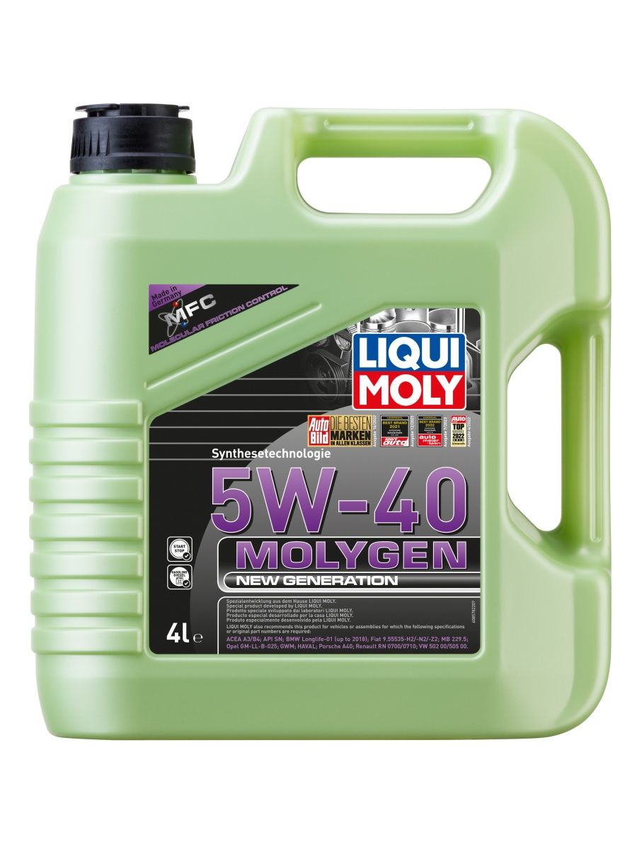 Molygen new generation 5w40