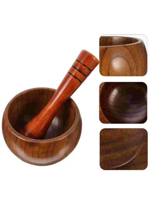 dalla-bam Ступка для измельчения, коричневый, фото 5