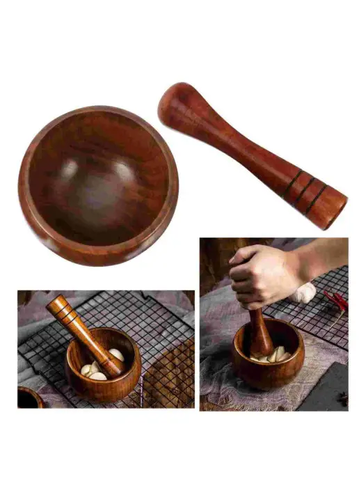 dalla-bam Ступка для измельчения, коричневый, фото 6