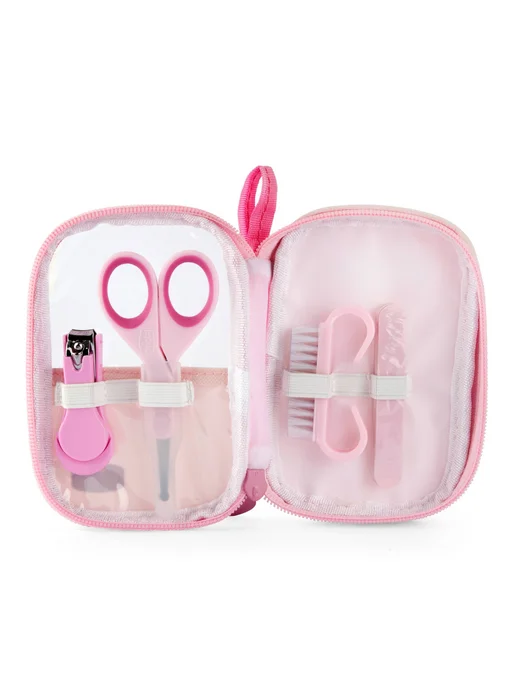 CHICCO Маникюрный набор Happy Hands, голубой, розовый