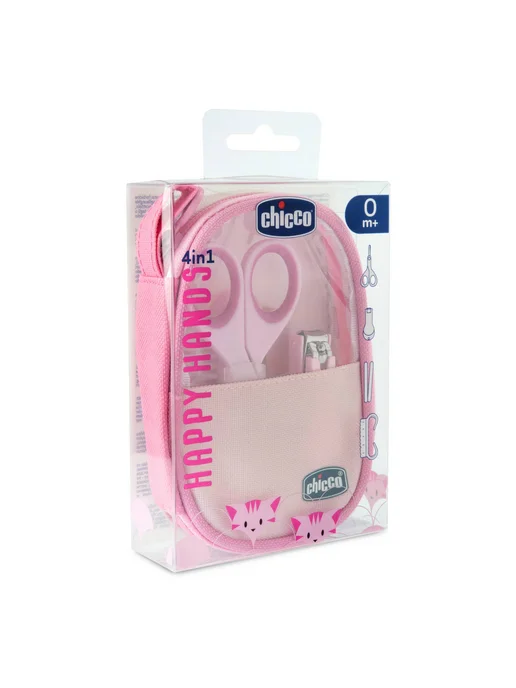 CHICCO Маникюрный набор Happy Hands, голубой, розовый, фото 3