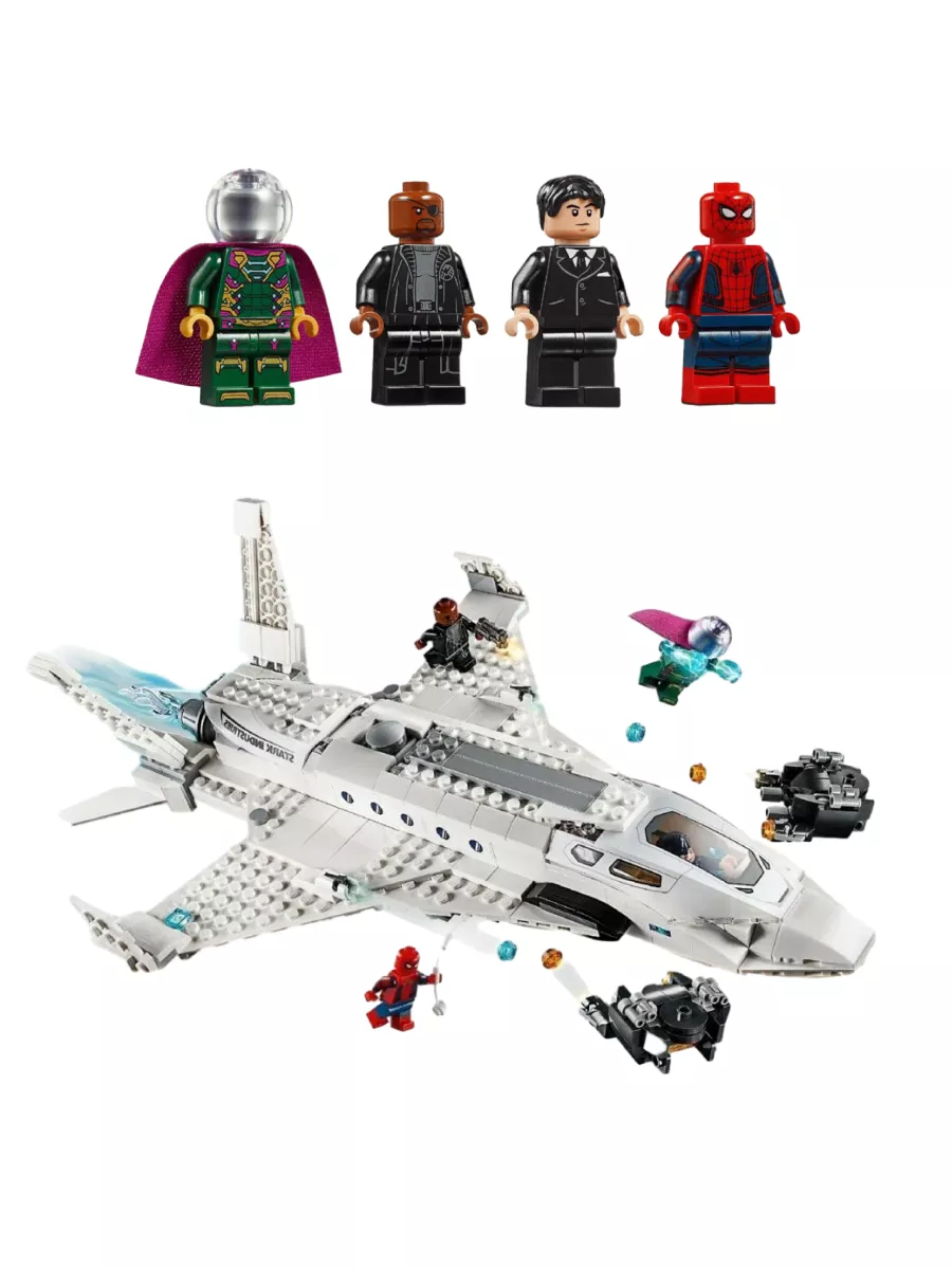 Конструктор Супергерои Superheroes Реактивный самолет Старка LEGO 90752392  купить за 2 192 ₽ в интернет-магазине Wildberries