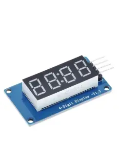 индикатор TM1637 4 разряда 7-сегментный Arduino 90788859 купить за 242 ₽ в интернет-магазине Wildberries