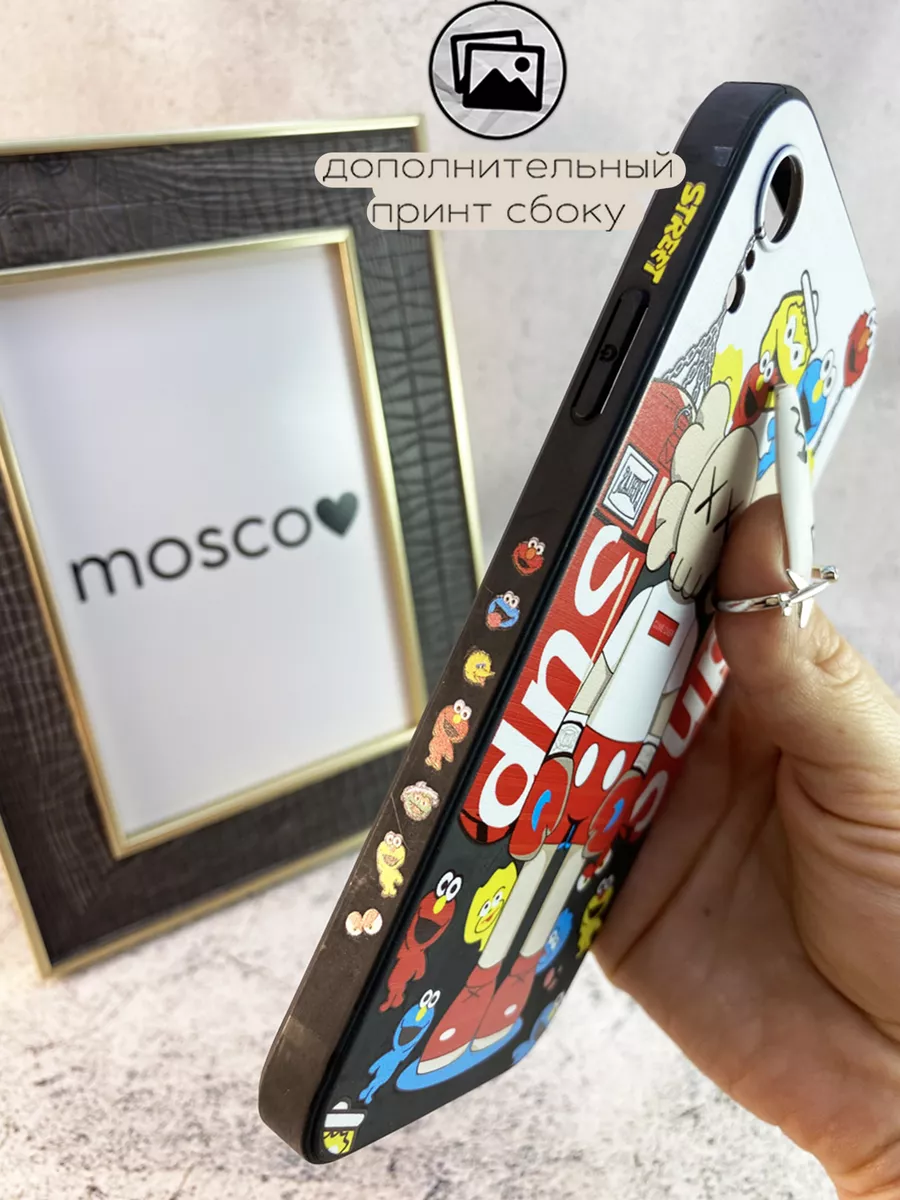 Чехол на XR с принтом и защитой камеры mosco 90799426 купить за 272 ₽ в  интернет-магазине Wildberries