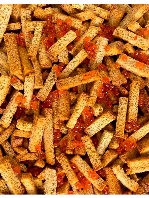 imba Сухарики 1 кг со вкусом красной икры снеки для пива и салата, 1 кг, фото 2