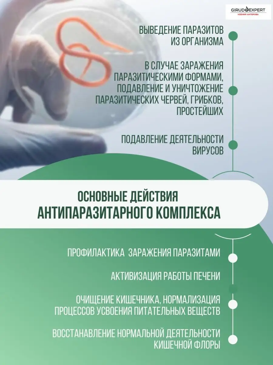 Антипаразитарный комплекс от паразитов глистов грибков Girudoexpert  90840073 купить за 8 175 ₽ в интернет-магазине Wildberries