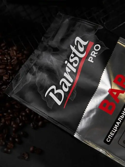 BARISTA Кофе в зернах Pro Bar 1 кг бленд арабики и робусты, 1 кг, фото 8