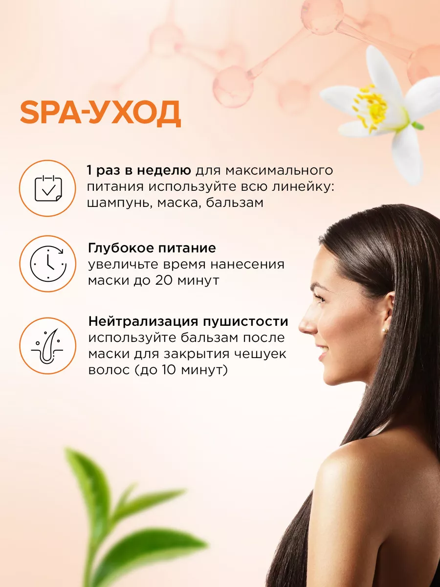 Маска уход для волос Питание и восстановление, 300 мл SYNERGETIC 90951664  купить за 424 ₽ в интернет-магазине Wildberries