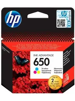 Картридж HP 650 HP 91037393 купить за 1 570 ₽ в интернет-магазине Wildberries