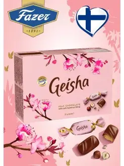 Конфеты Фазер Geisha с тертым орехом 150 грамм Fazer 91067784 купить за 716 ₽ в интернет-магазине Wildberries