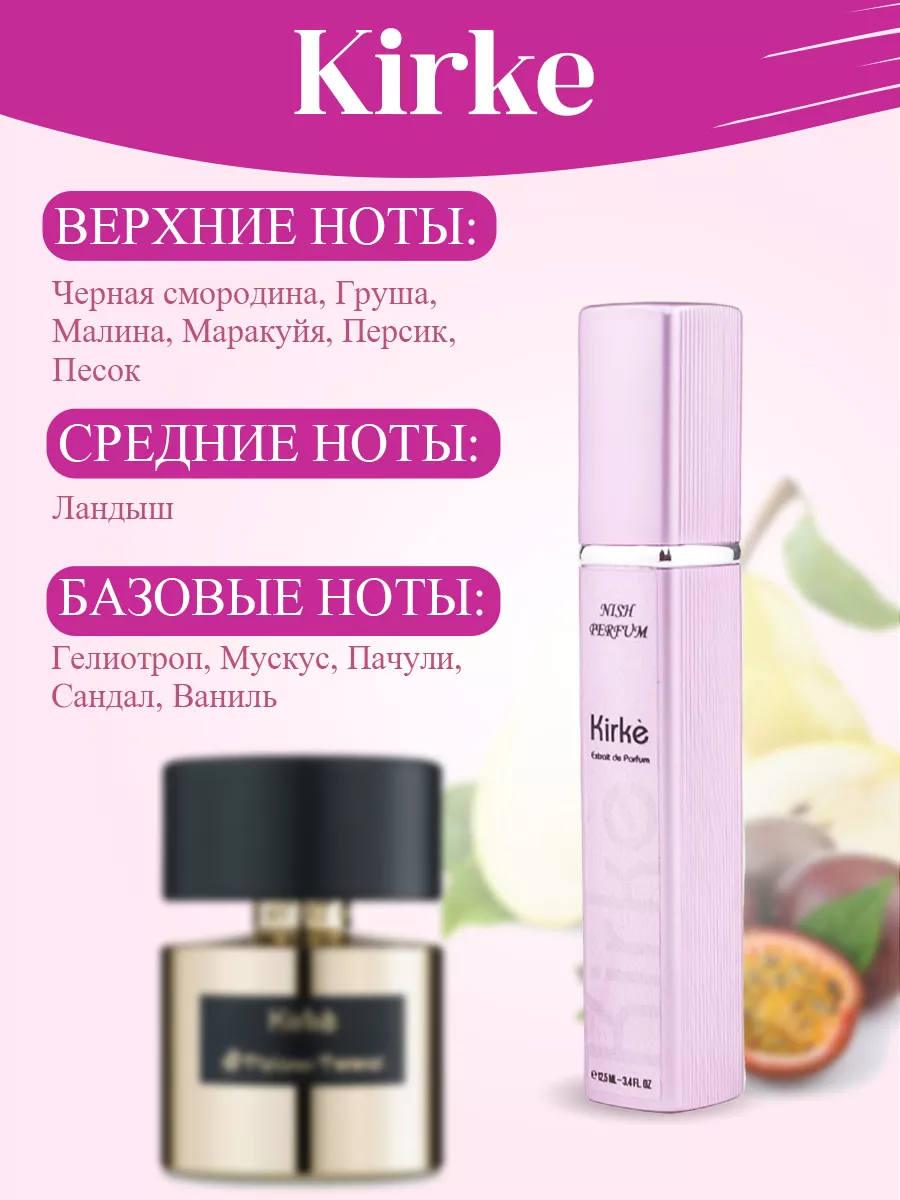 Духи Kirke Тизиана Терензи Кирке12,5 мл NISH PARFUM 91072831 купить за 497  ₽ в интернет-магазине Wildberries