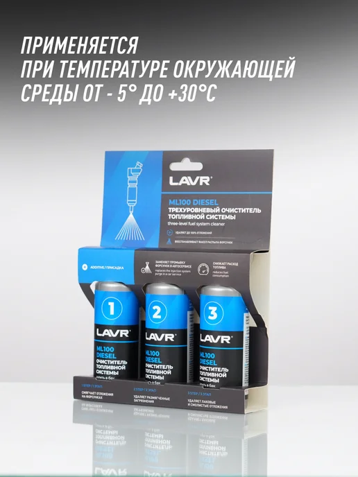LAVR Очиститель топлива присадка для автомобиля, вариант, фото 4
