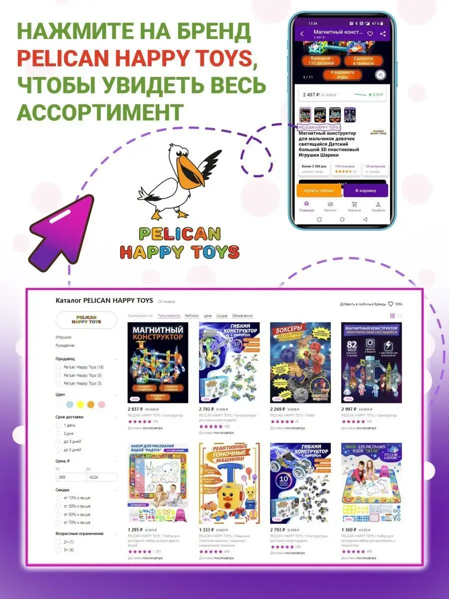 Конструктор электронный с отверткой Робототехника PELICAN HAPPY TOYS  91109808 купить за 3 217 ₽ в интернет-магазине Wildberries