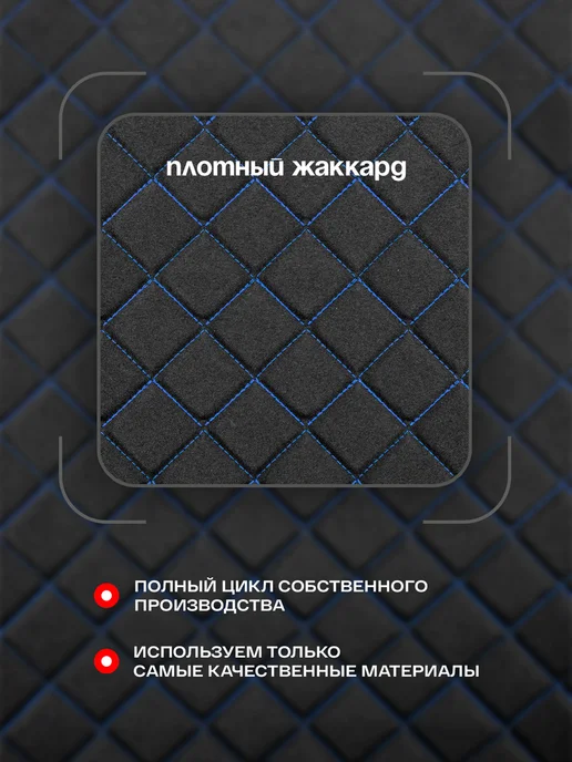 ЧехлоFF Комплект универсальных чехлов на сиденье автомобиля, синий, фото 5